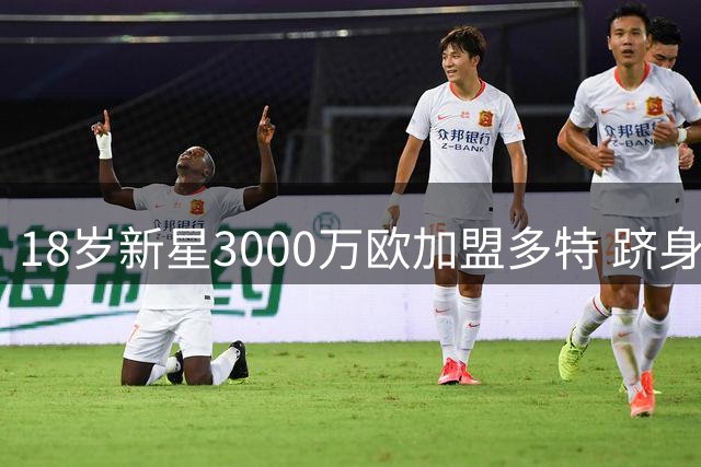 18岁新星3000万欧加盟多特 跻身队史转会费TOP6